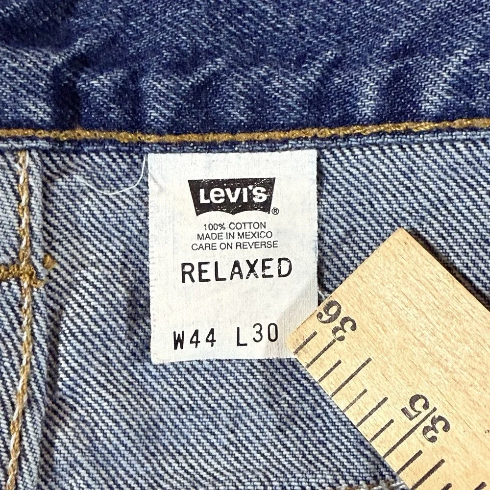 Vintage‎ 1999 Levi's 540 Jeans Men's 44x30 Orange Tab relaxed Fit